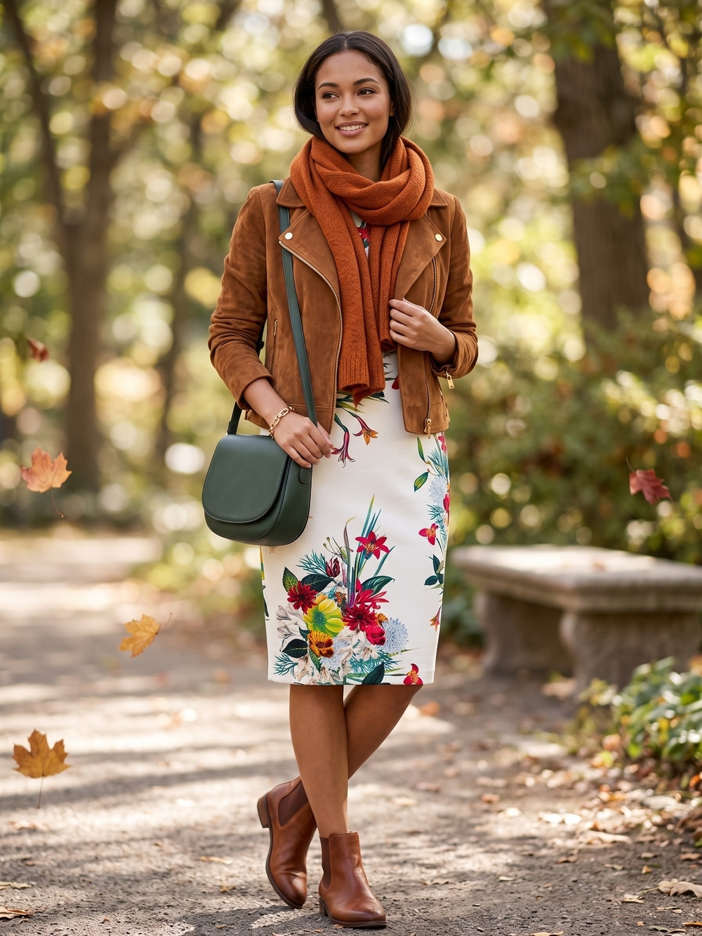 Contemporaine Simons Floral Sheath Dress Quiet Luxury Romantic